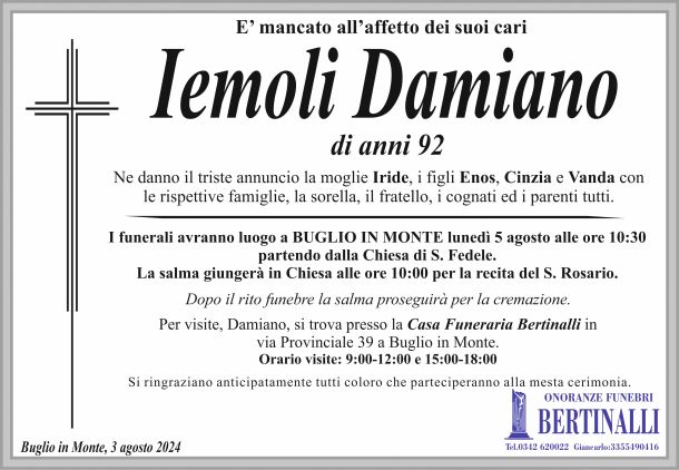 Iemoli Damiano