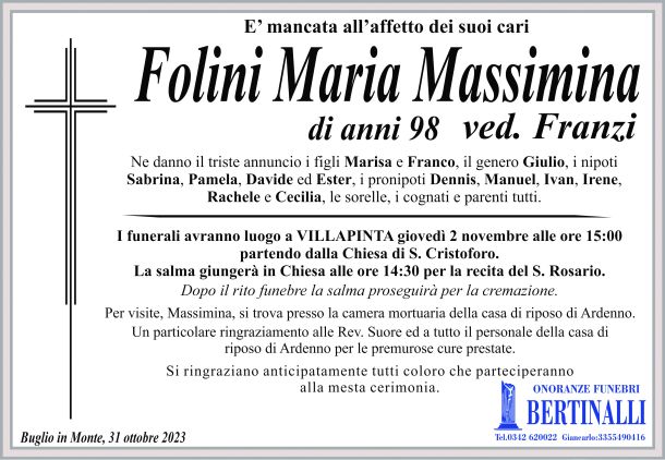 Folini Maria Massimina