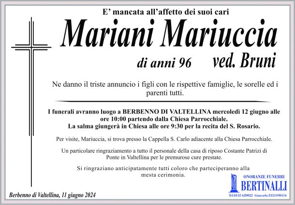 Mariani Mariuccia