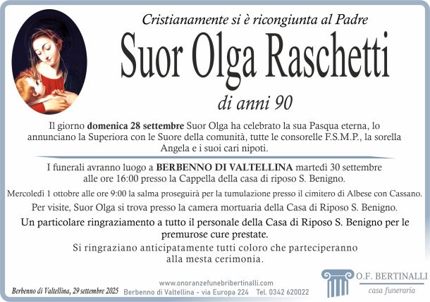Suor Olga Raschetti